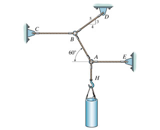 Solved Each Cord Can Sustain A Maximum Tension Of 660 N . | Chegg.com